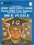 Atari  2600&nbsp; - &nbsp;Dice Puzzle (Panda) (PAL)